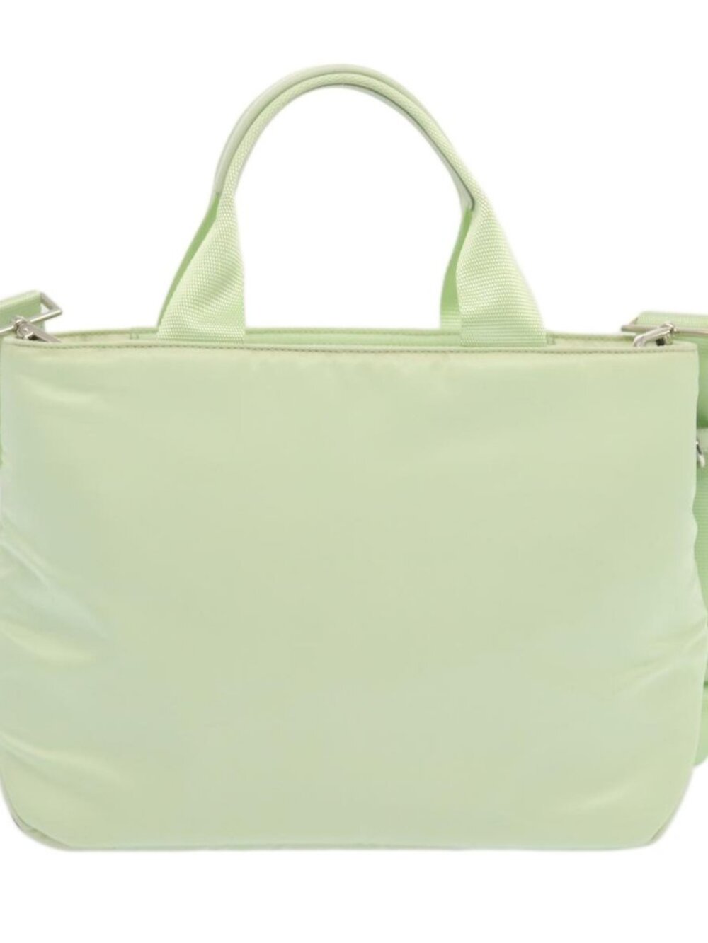 PRADA Hand Bag Nylon 2way Light Green Auth 68918AV - Picture 3 of 16
